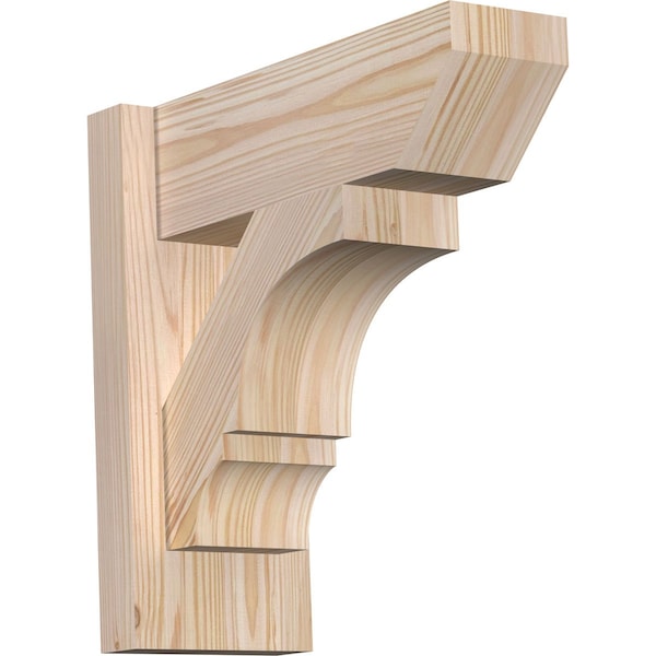 Ekena Millwork Balboa Slat Smooth Outlooker, Douglas Fir, 5 1/2"W x 14"D x 14"H OUT06X14X14BOA06SDF - main